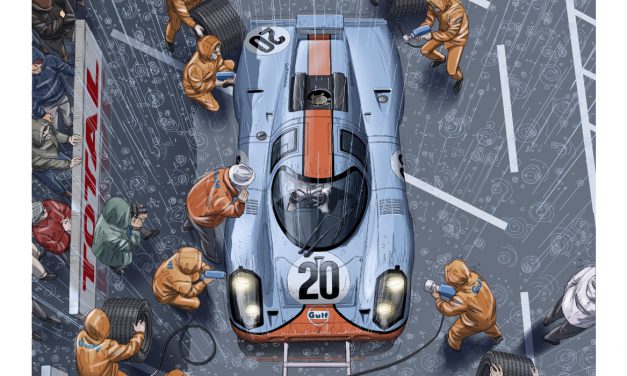 Rainy pit stop